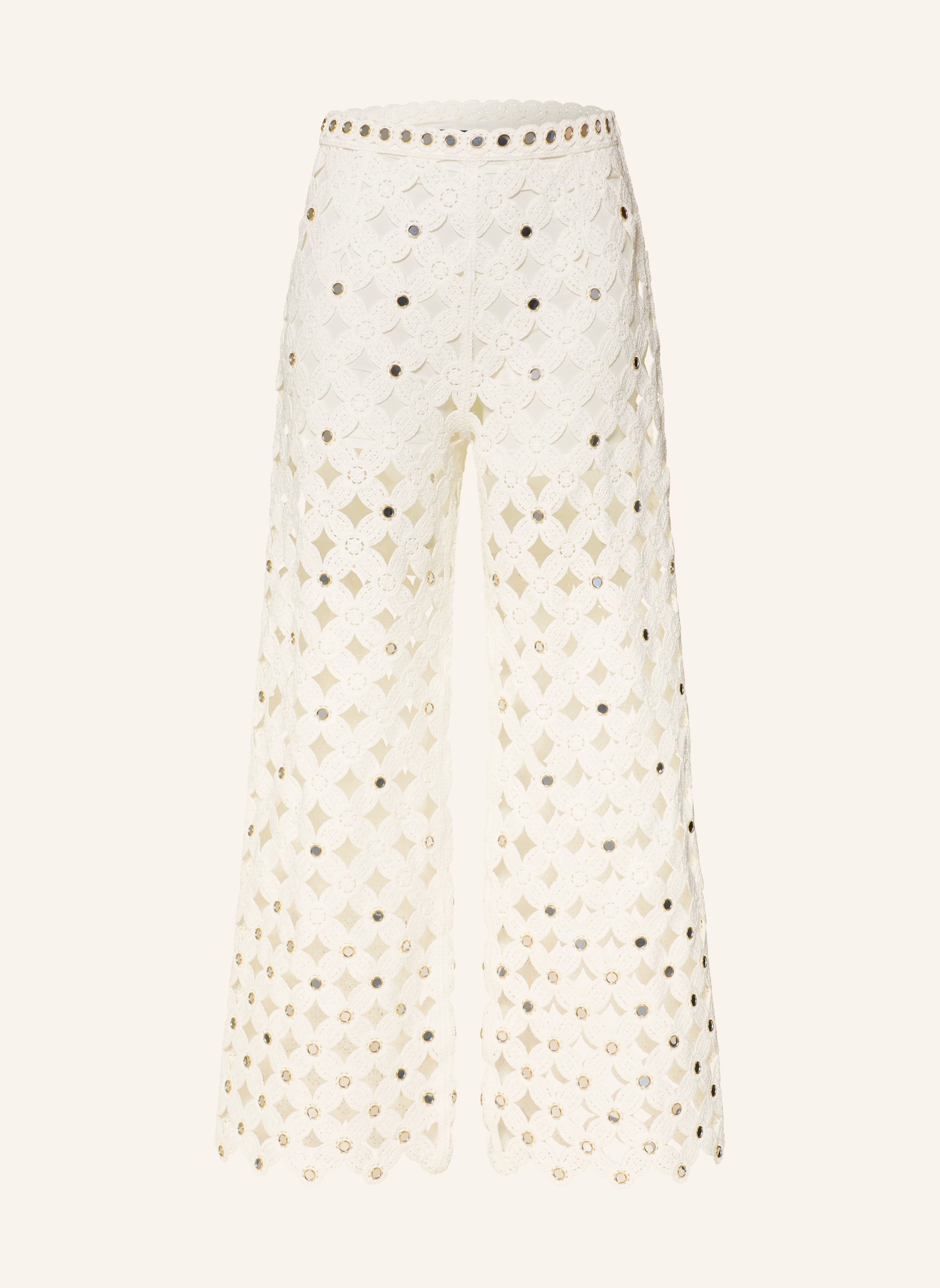 maje Strickhose mit Nieten