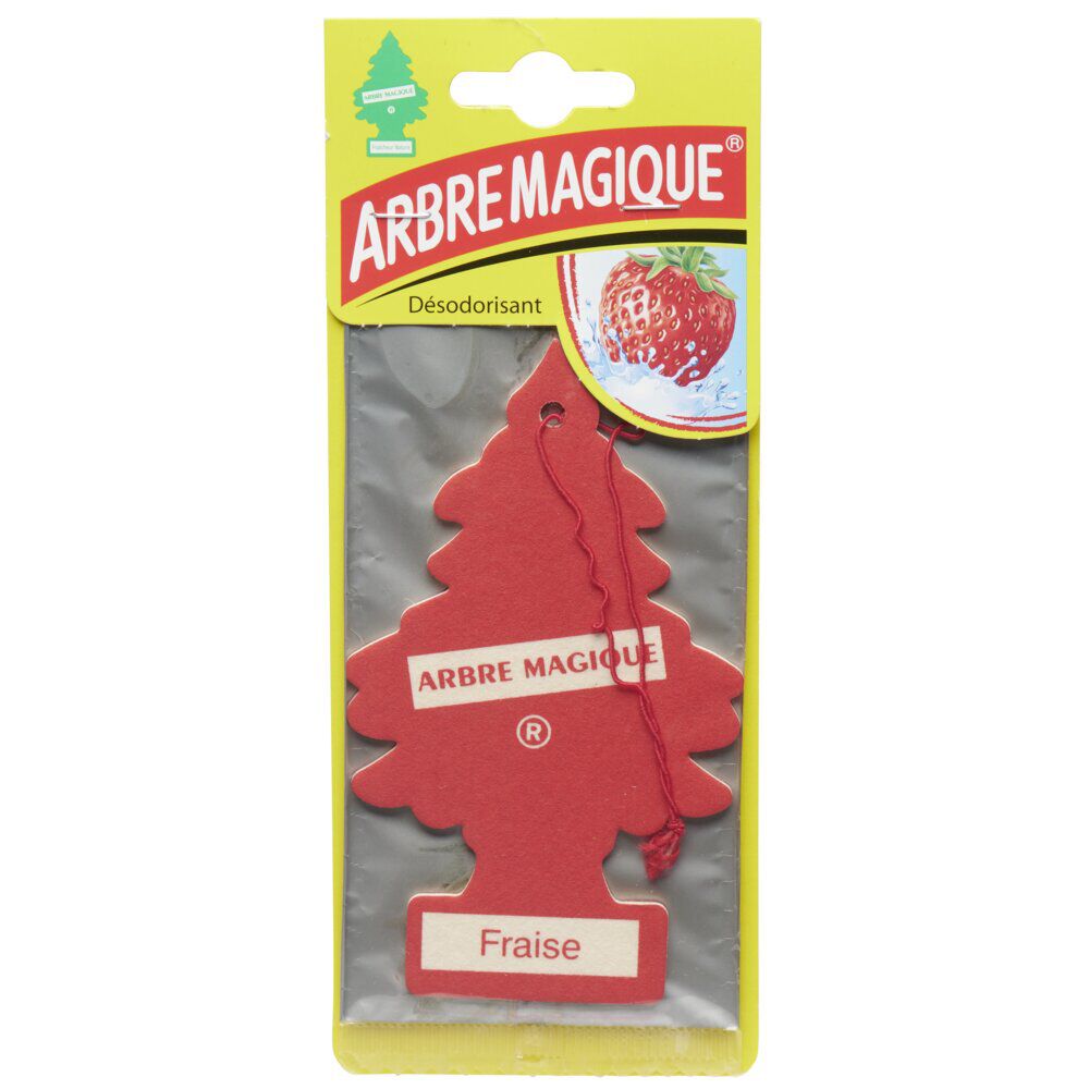 Désodorisant voiture arbre magique senteur fraise