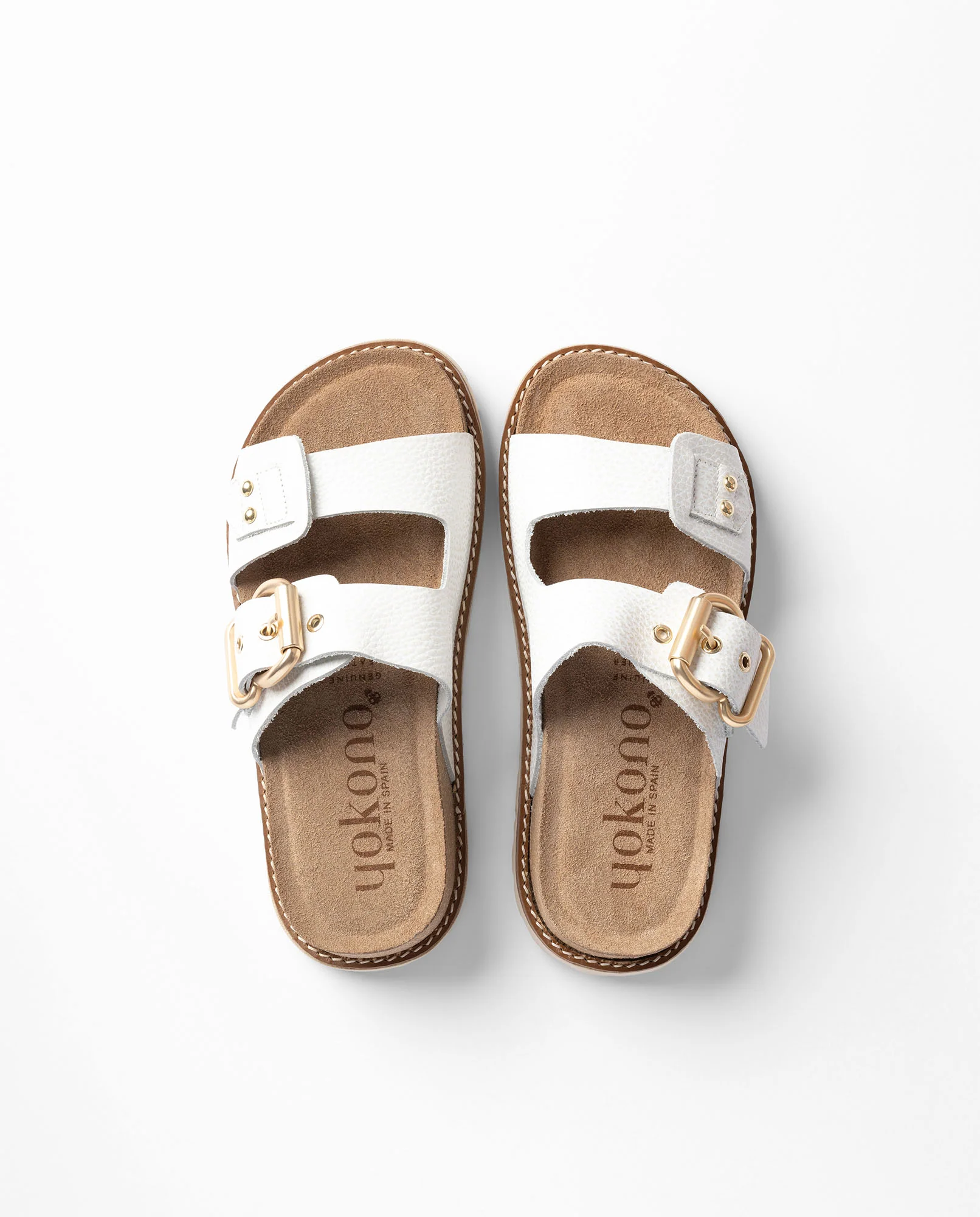 Sandalia de plataforma OCA-252 blanco