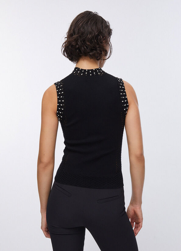 Gilet con ricami gioiello