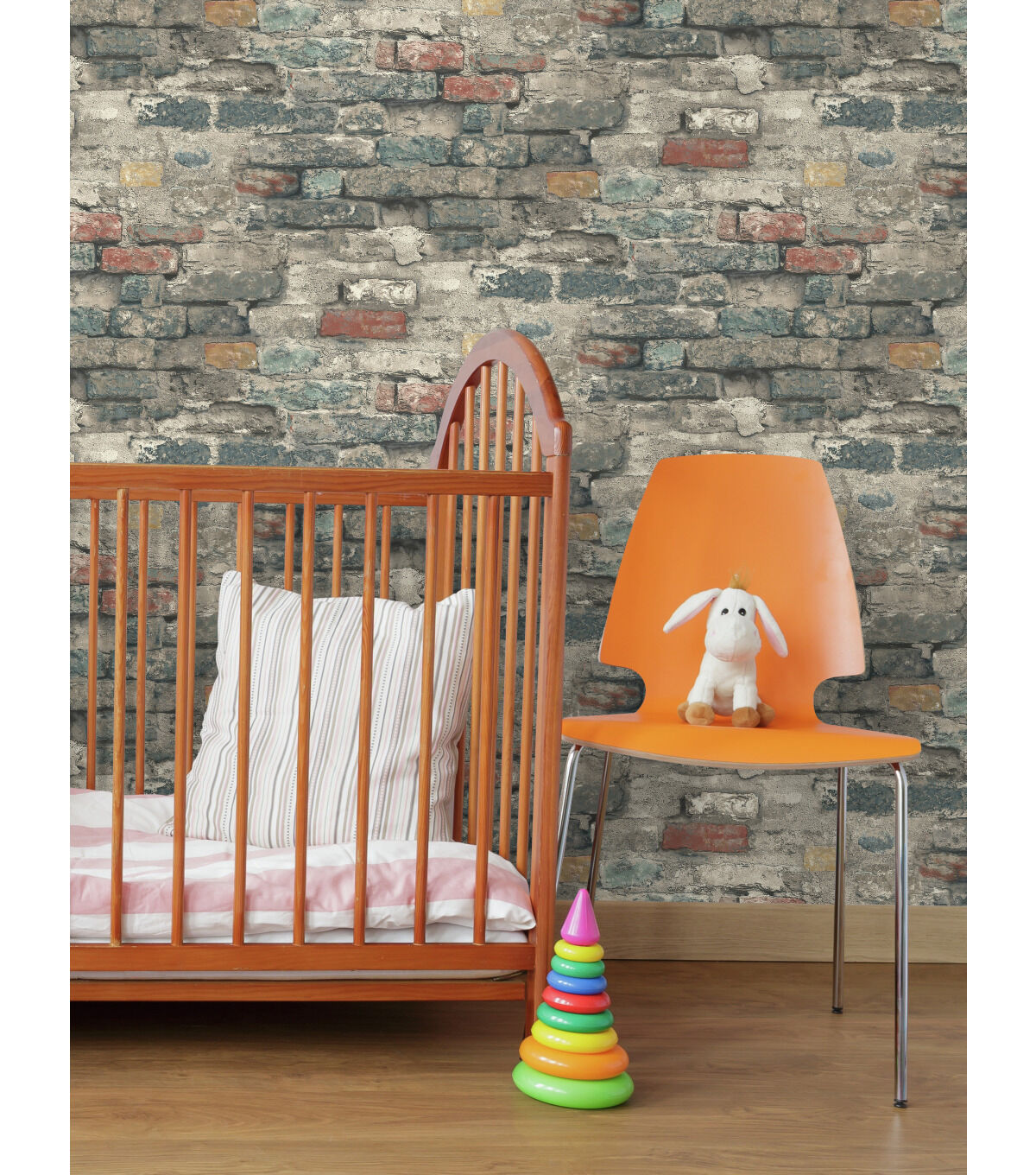 RoomMates Wallpaper Brick Alley