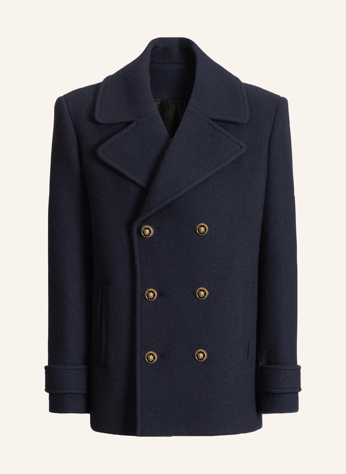 BALMAIN Caban aus Wolle