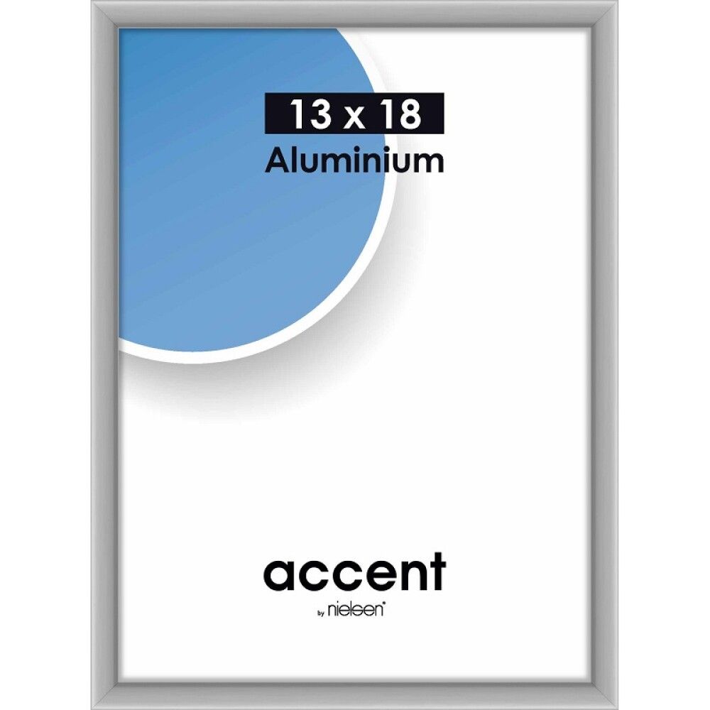 ALUMINIUMRAMME NIELSEN ACCENT SØLV 13X18CM