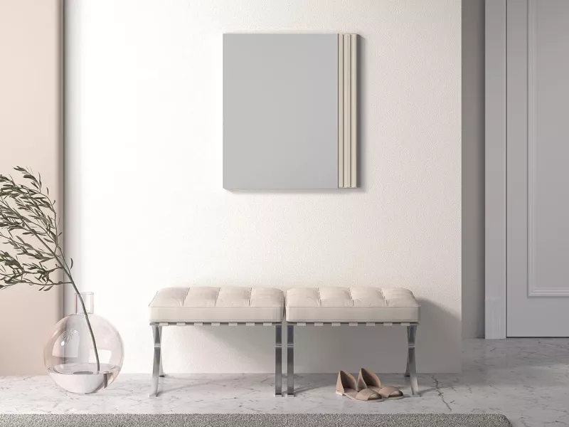 Lustro prostokątne ELLEN 1F 61x53 kaszmir