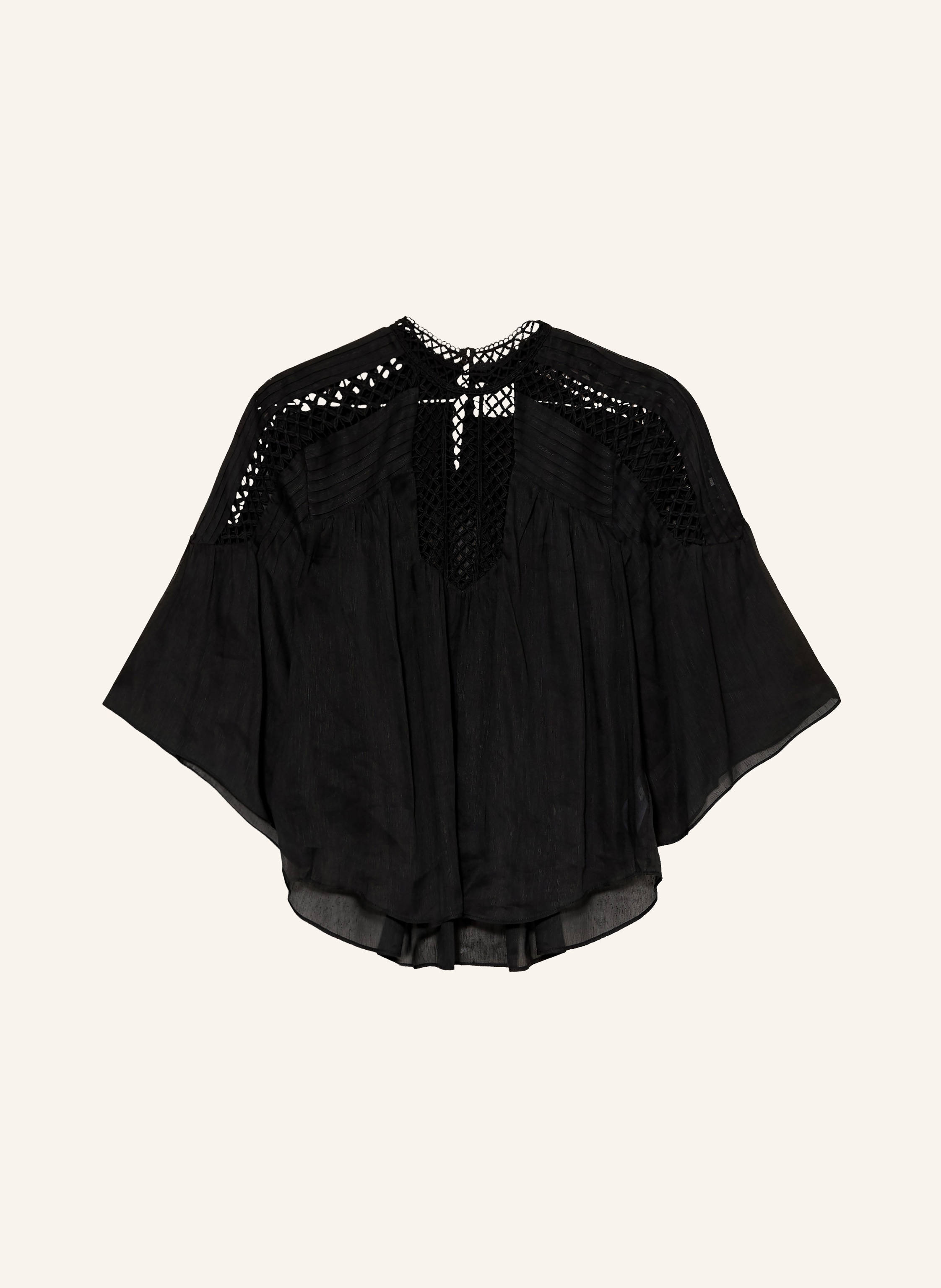 MARANT ÉTOILE Blusenshirt PARINA mit Spitze und Plissees