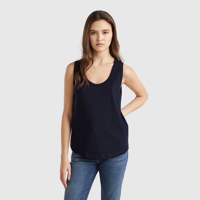 Tank top in lightweight cotton