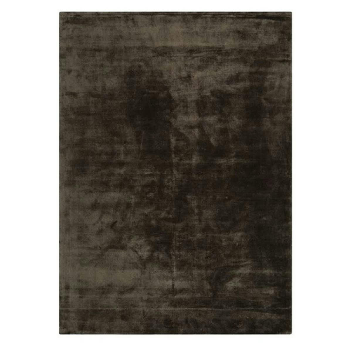 TITANE - Tapis luxe designer en Viscose Noir 200x300 cm