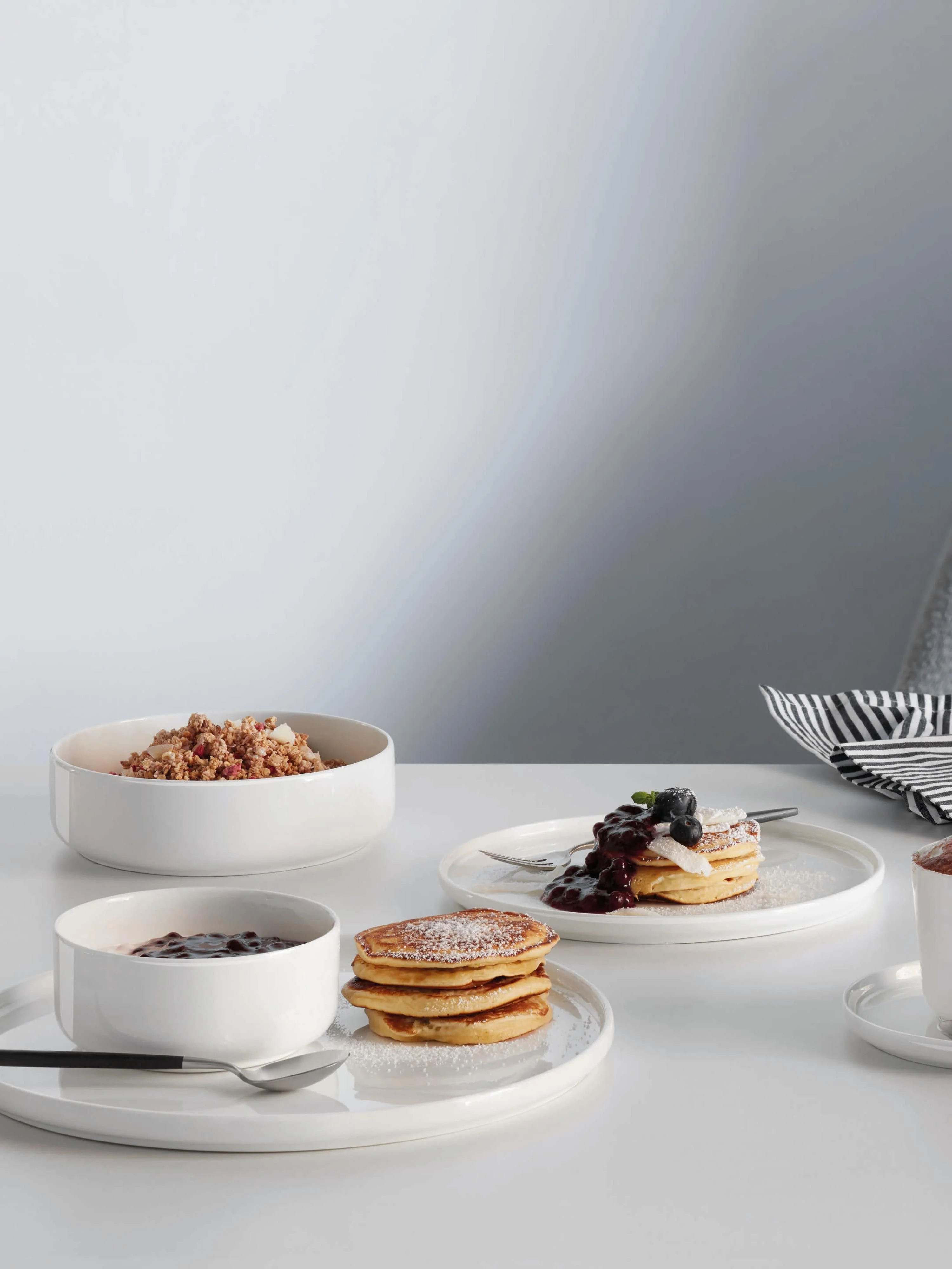 Fine Bone China Speiseteller Oco, 6er-Set