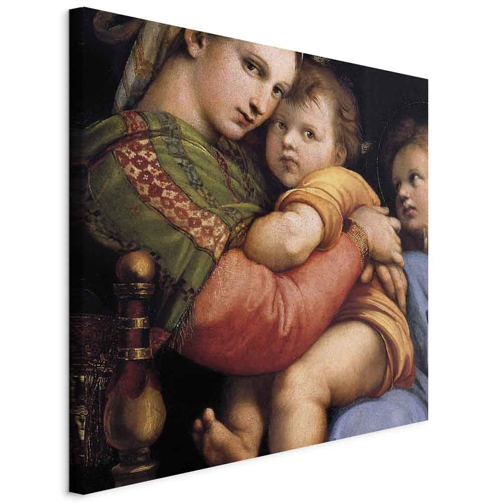 Obraz Madonna na krześle 40 x 40 cm