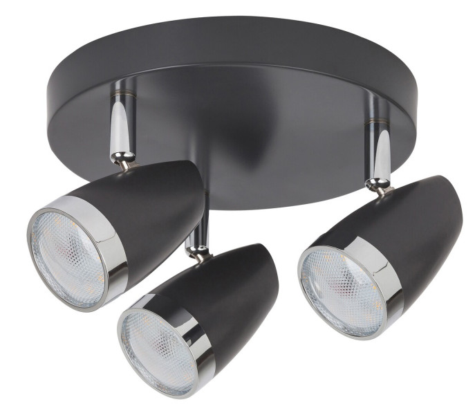 Spot okrągły antracyt Karen LED 12W biały ciepły IP20 Rabalux