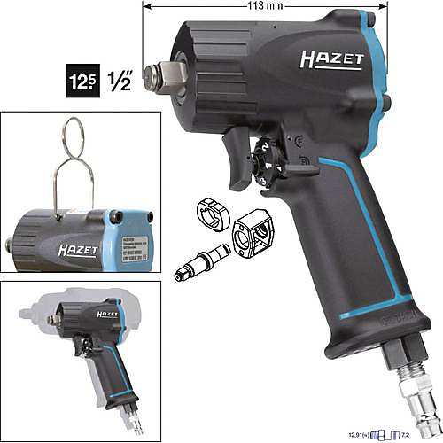 Hazet 9012M - Clé à chocs pneumatique 1/2