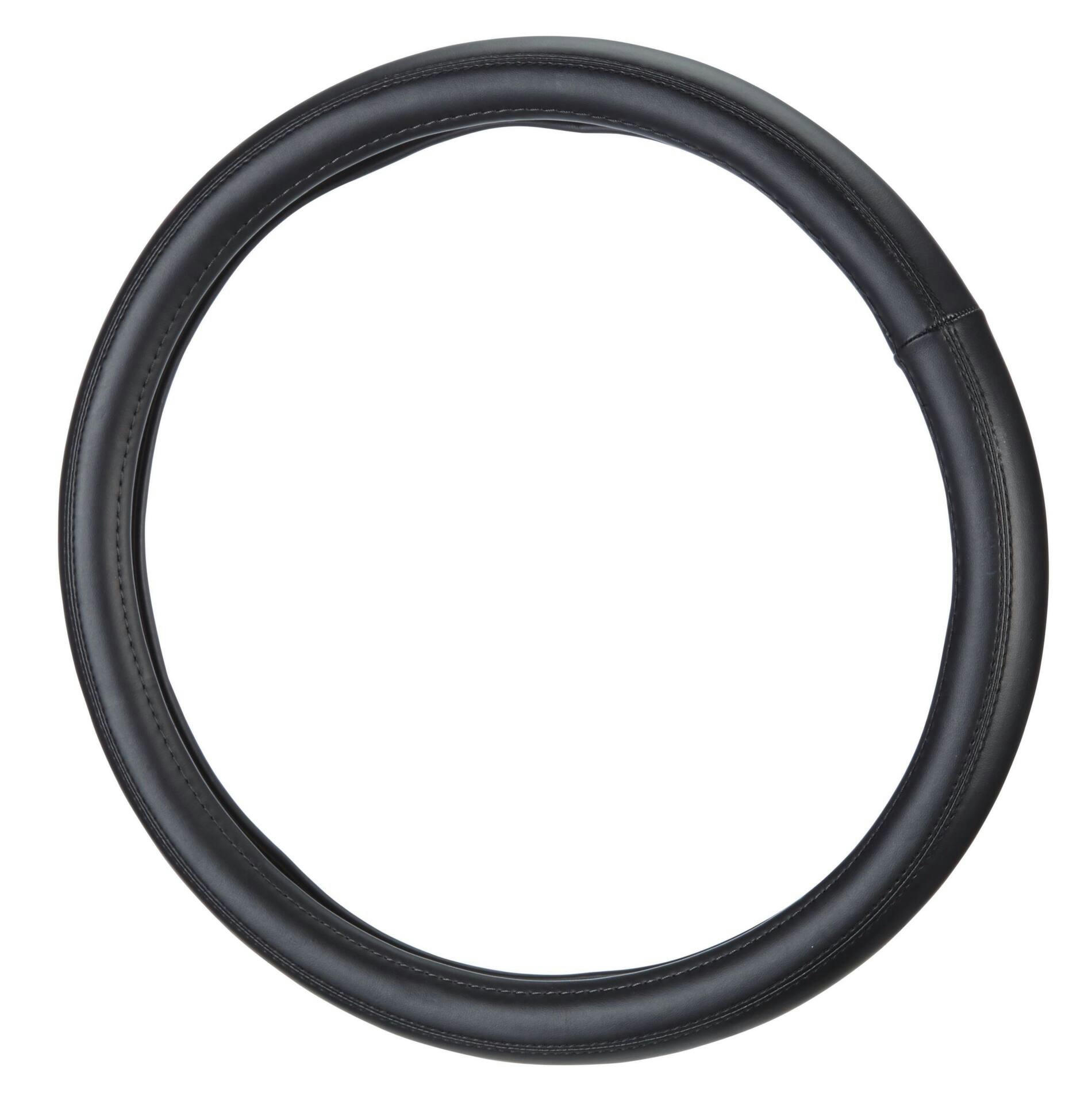 AutoTrends Glovebox Faux Leather Basic Steering Wheel Cover