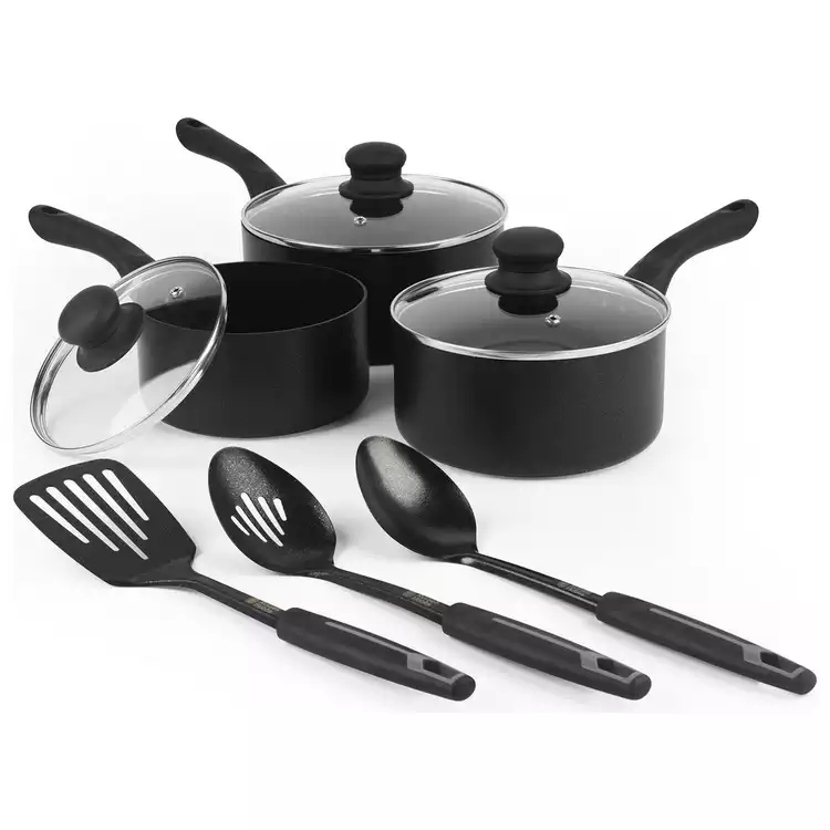 Russell Hobbs Diamond Stone 6 Piece Aluminium Pan Set