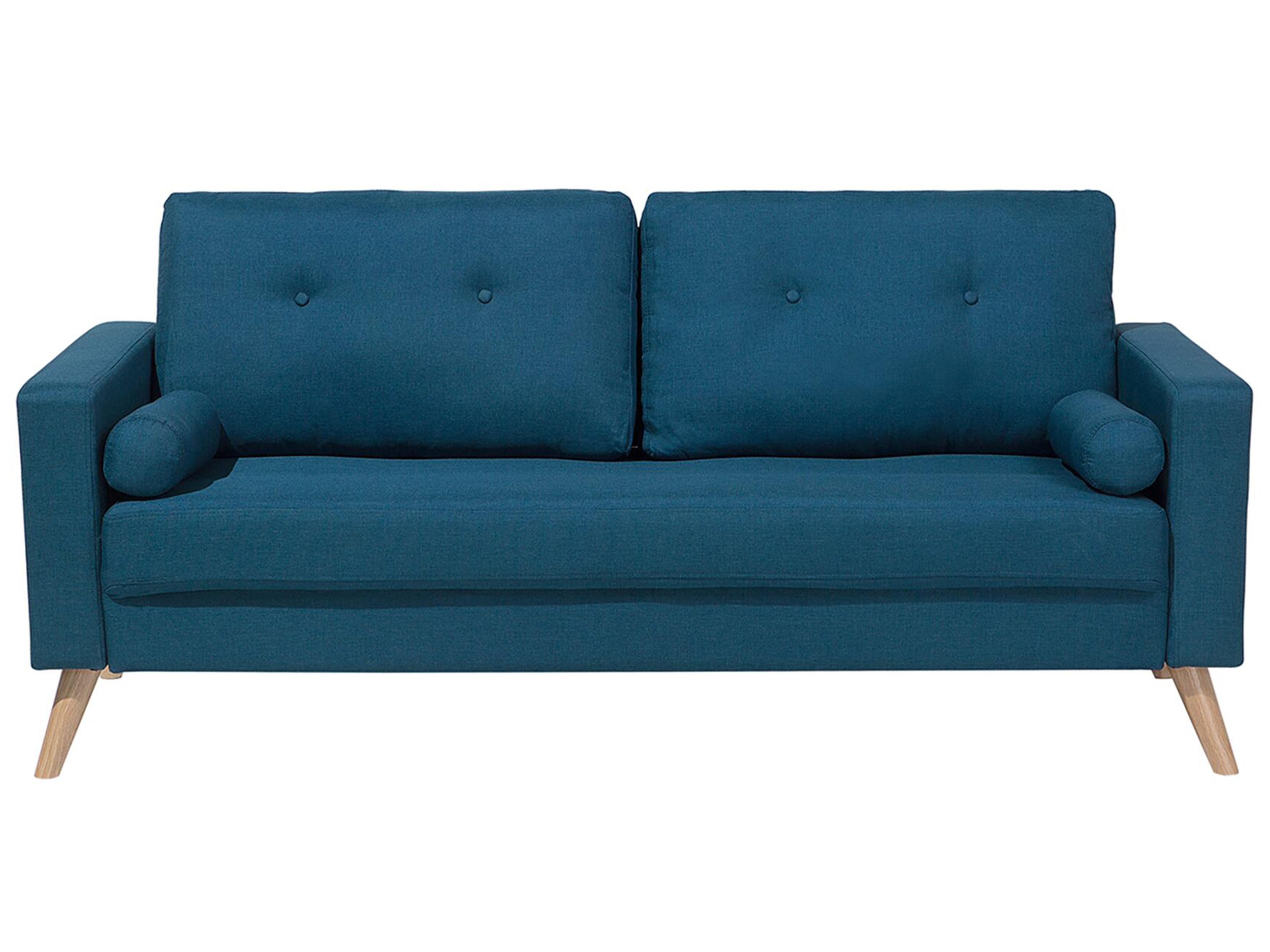 Sofa 2 Seater KALMAR Fabric Sea Blue