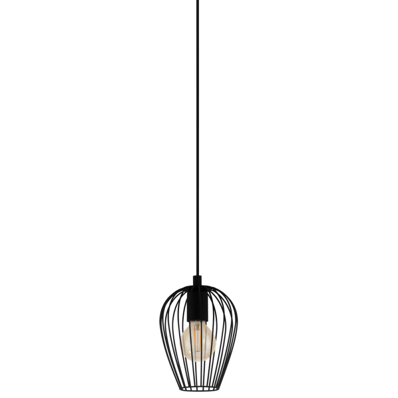 Suspension TB Newton noire Ø 16 cm 40 W EGLO