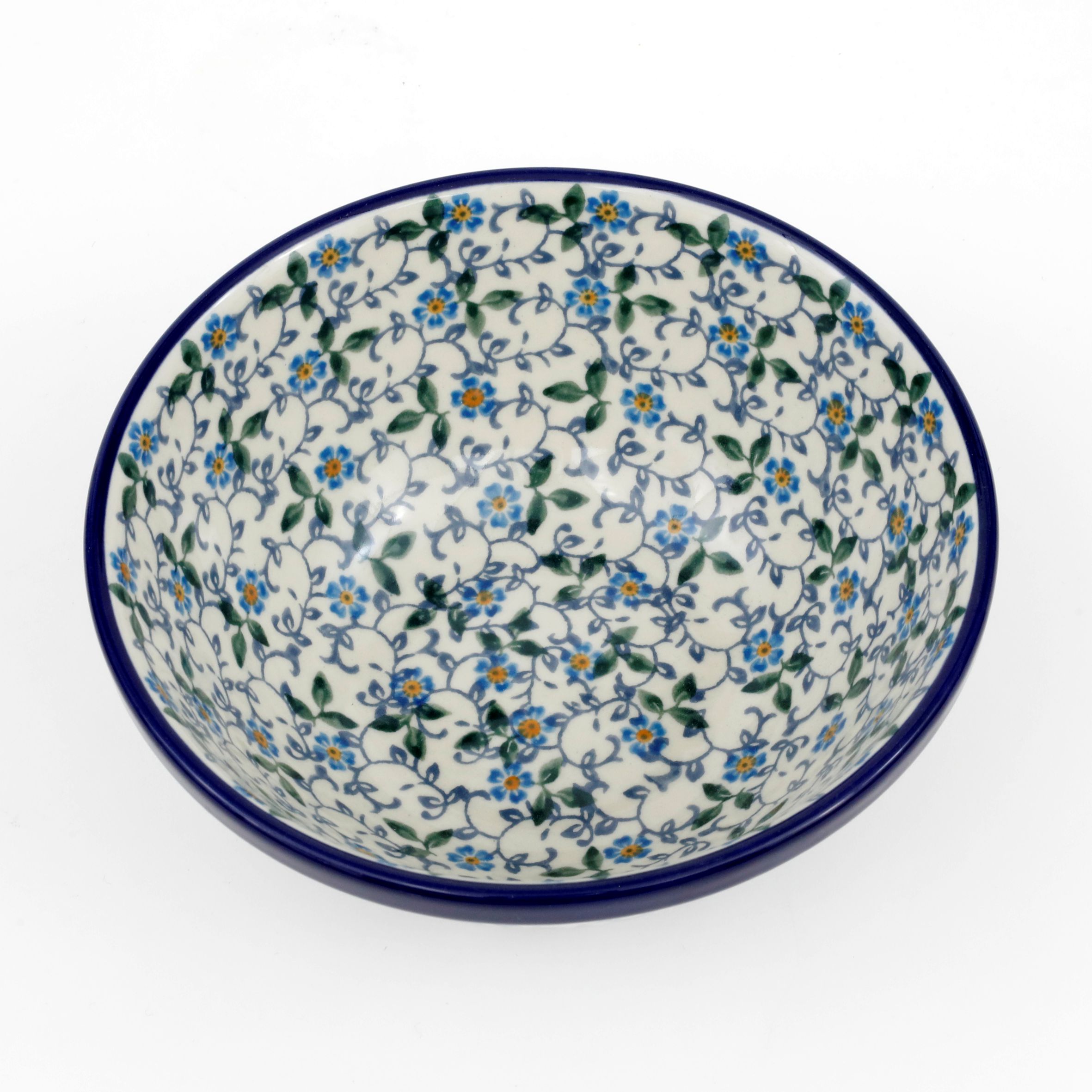 Miska ceramiczna 058 h-7,5cm  2089X Niezapominajki