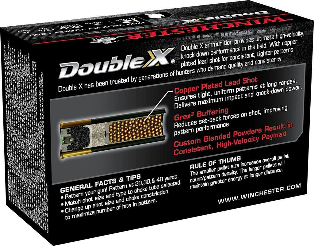 Winchester 12-Gauge 3-in #4 High Velocity Lead Turkey Shotgun Ammunition, 10-pk