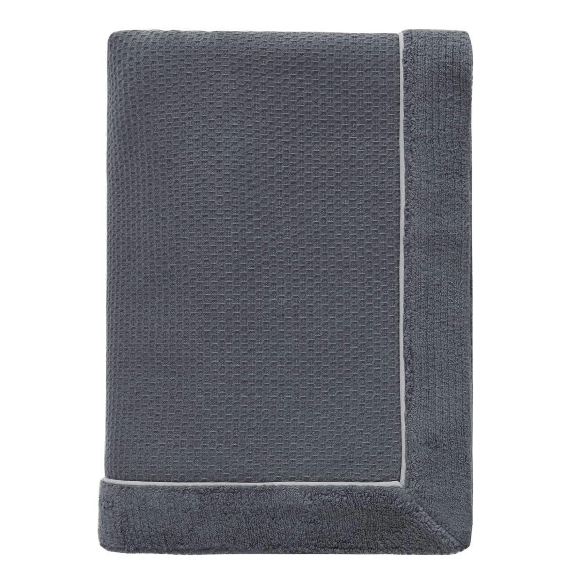 CAP FERRET - Drap de bain double face Ardoise 70x140 cm