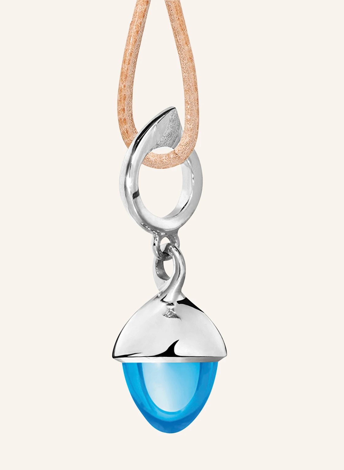 TAMARA COMOLLI Anhänger PENDANT MIKADO FLAMENCO SWISS TOPAZ Swiss Topas 18K Weißgold