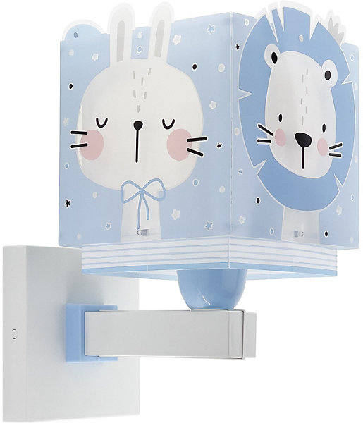 Applique murale pour enfants Baby Jungle animaux de la jungle bleu