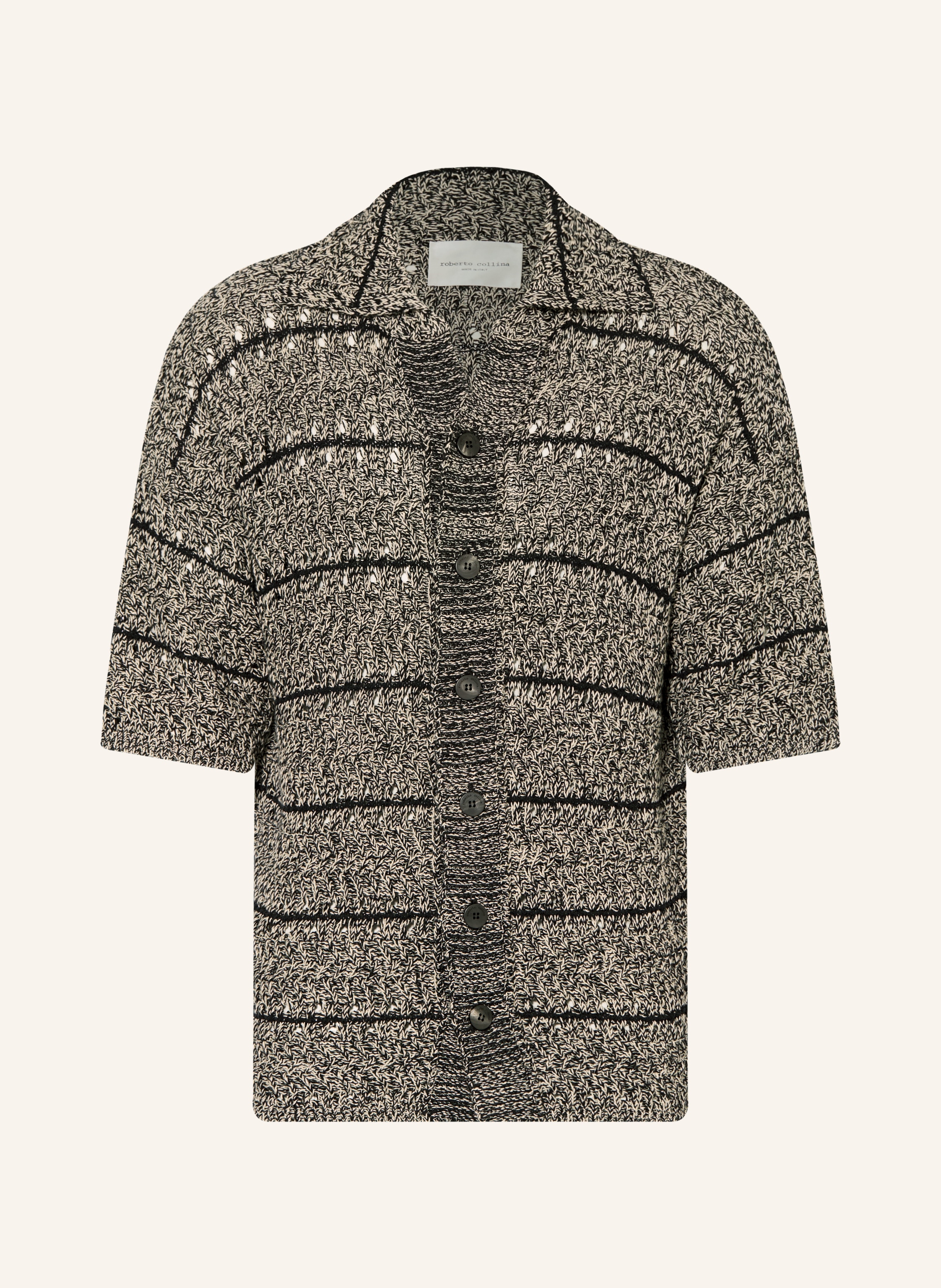 roberto collina Strickhemd Comfort Fit