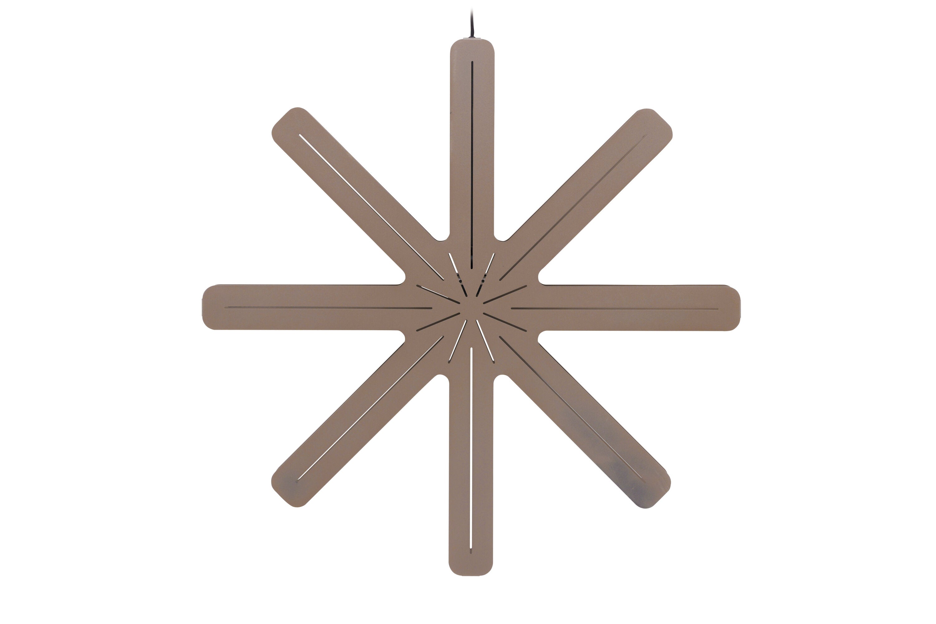 Rebellenclub Hanglamp Hale - mokka - Ø 80 cm