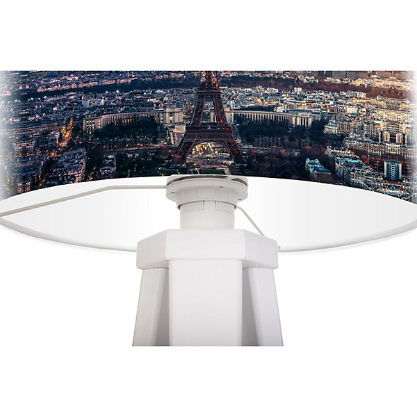 Lampe de chevet city foto-177 30 x 30 x 45 cm Blanc