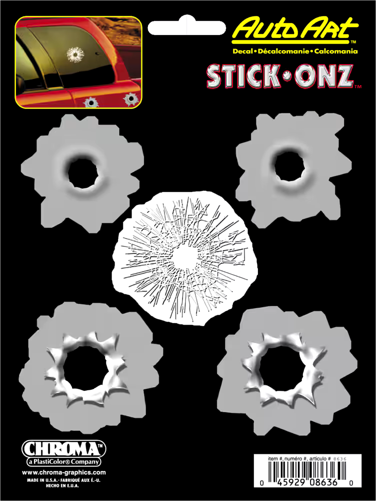 Bullet Holes Vinyl Decal