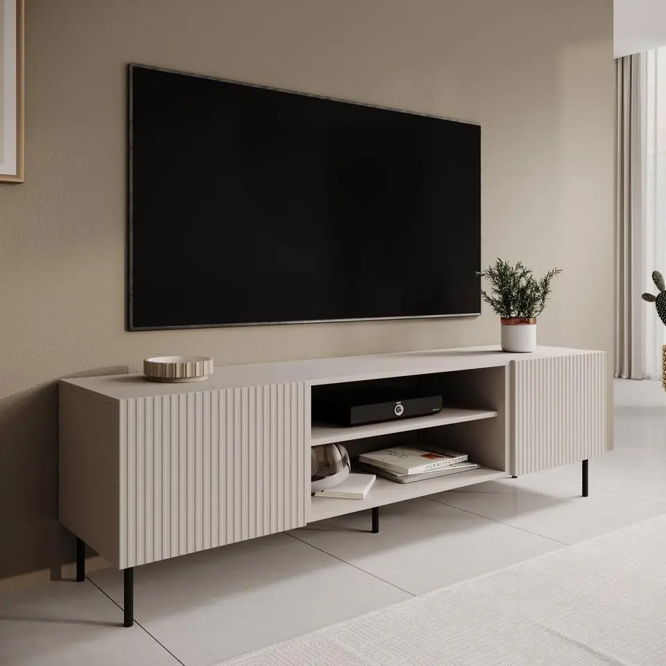 Meubella - TV-Meubel Alex - Beige - 181 cm