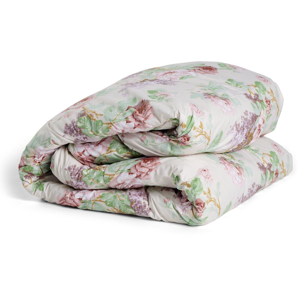 Couette 1 personne 140x200cm avec motif imprimé fleurs