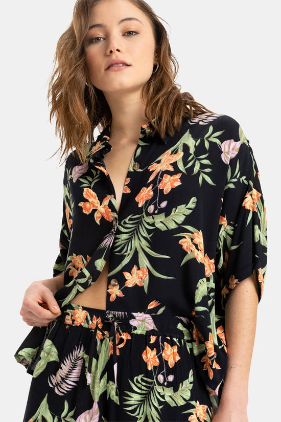 Roxy Beach Nostalgia Crinkle T-Shirt Dames