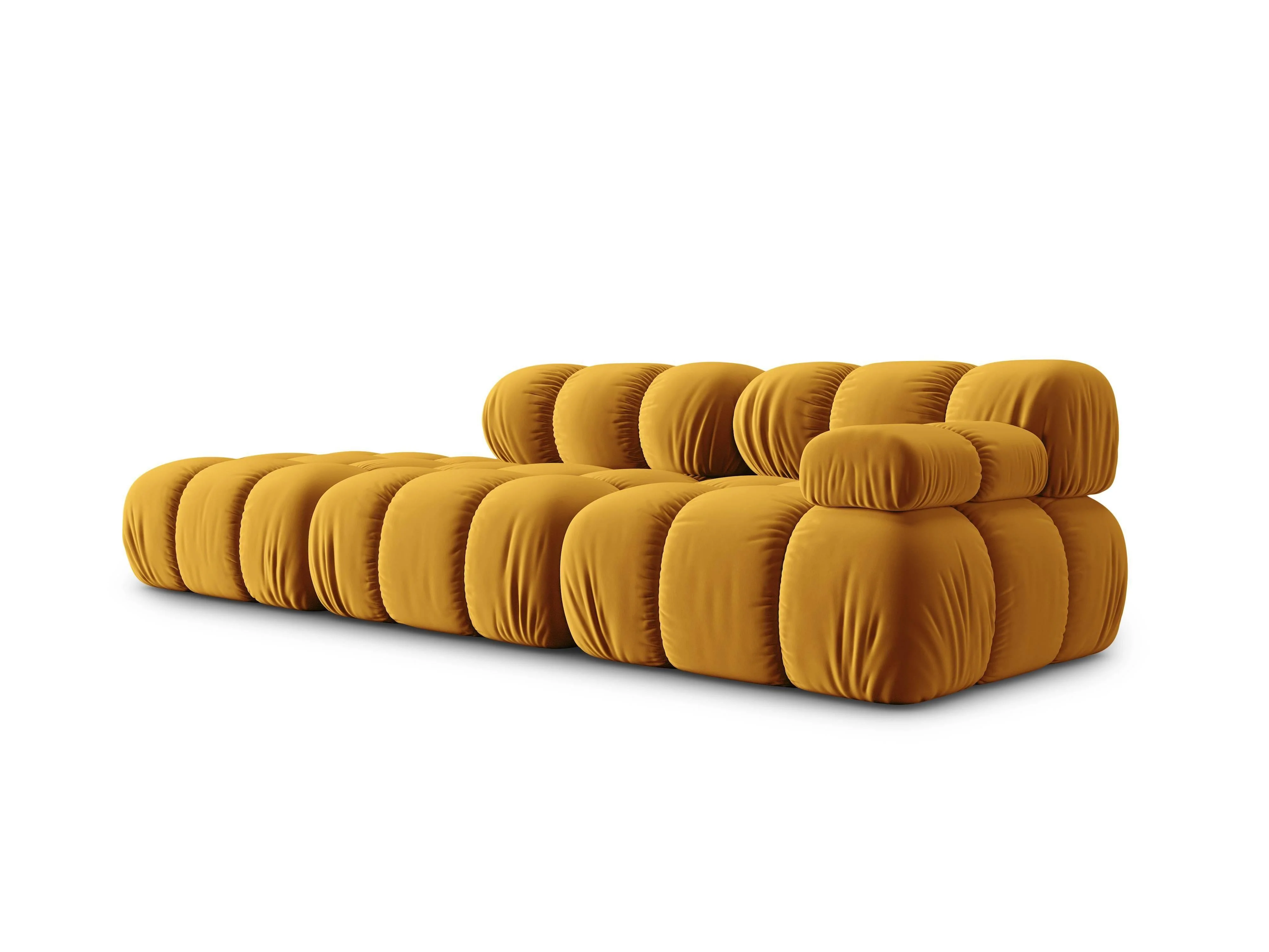 Modulaire 3-zitsbank Tropea links velvet