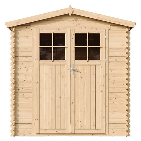Abri de jardin en bois - porte verrouillable de haute qualité- 3.53 m2 - M343F - Timbela