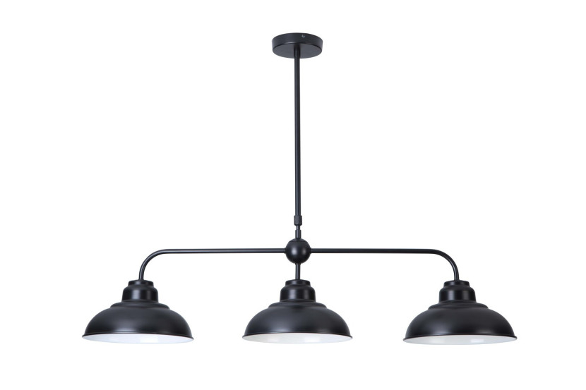 Lampa wisząca czarna Dragan 3xE27x60W wym: 107x100x25 cm Rabalux