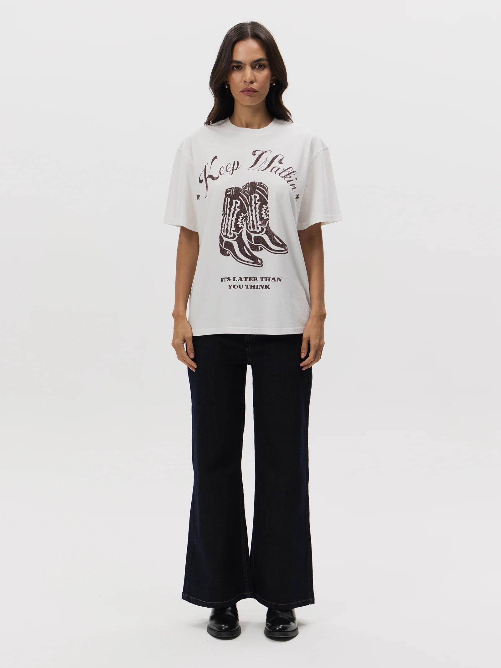 Keep Walkin Oversized Tee