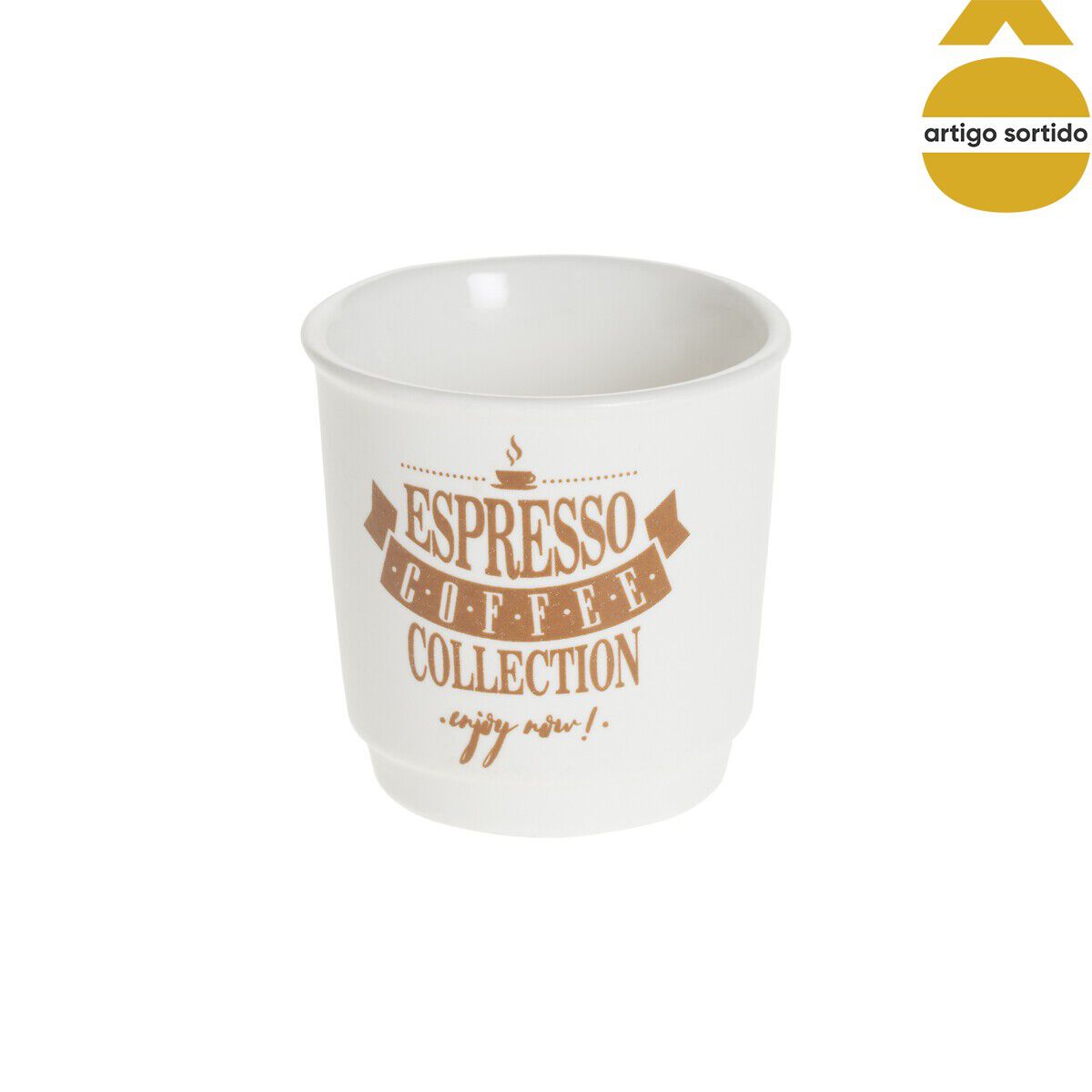 Copo de café HOT DRINK em cerâmica 9cl