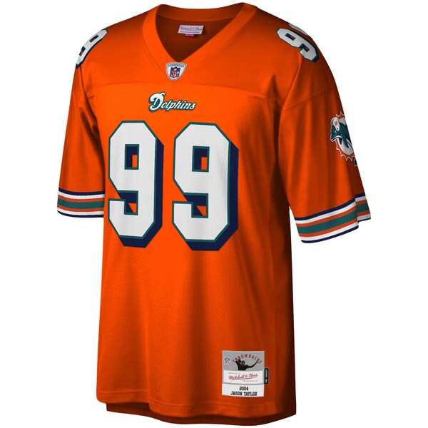 Jason Taylor Miami Dolphins Big & Tall 2004 Retired Player Replica Jersey - Orange