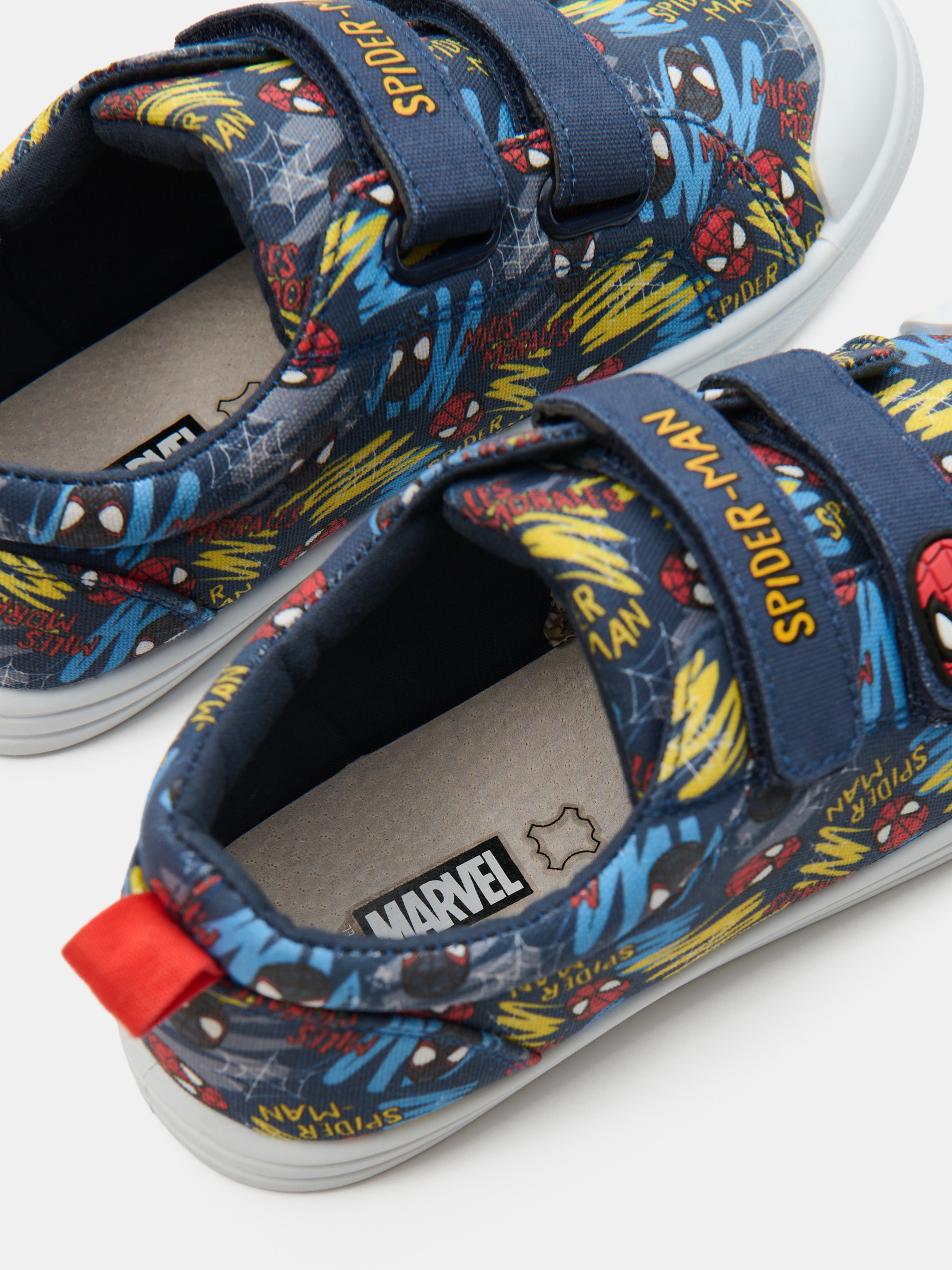 Bawełniane trampki ze skórzaną wkładką Spider-Man