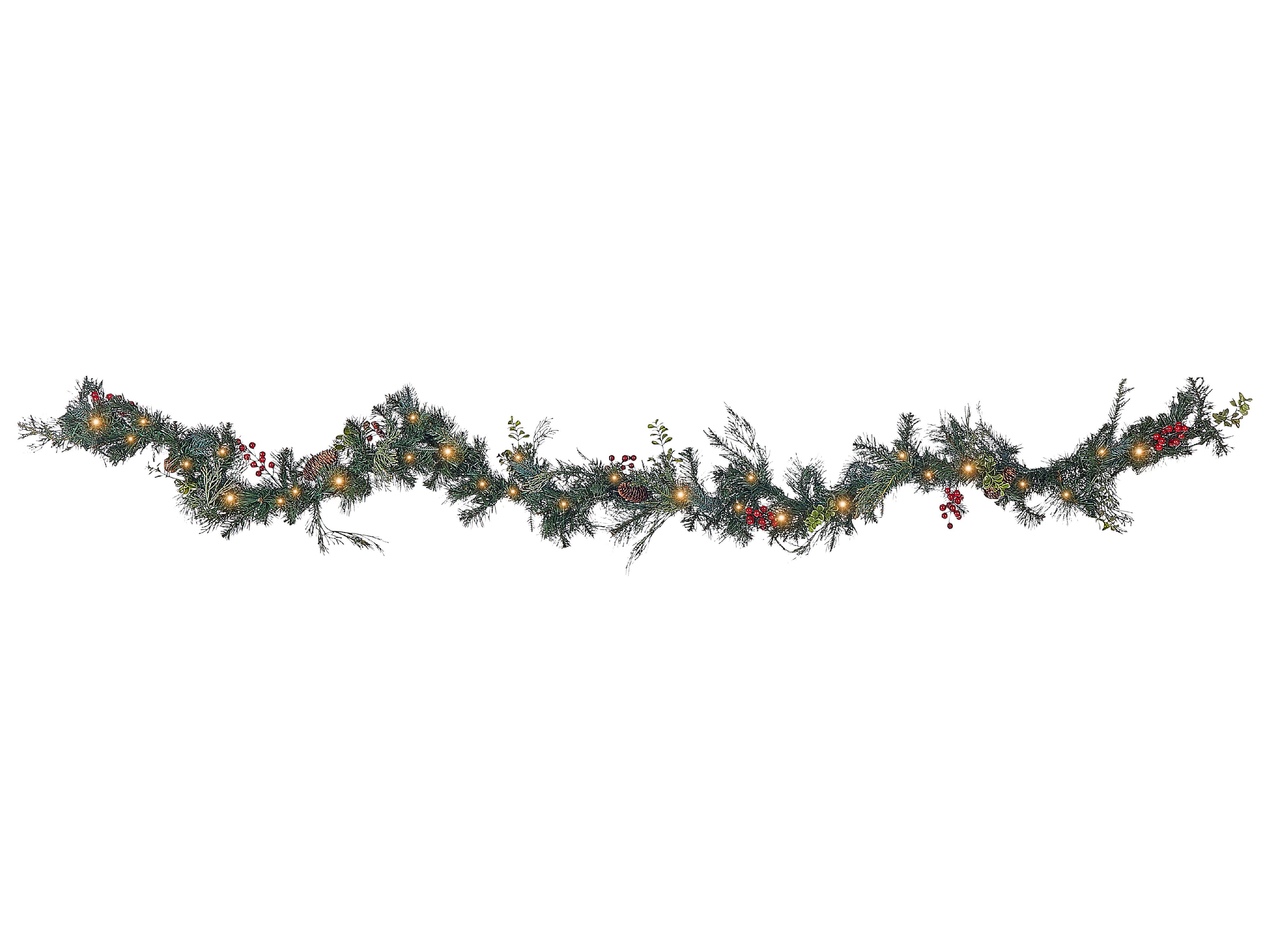 Christmas Garland LED ELBRUS 180 cm Green