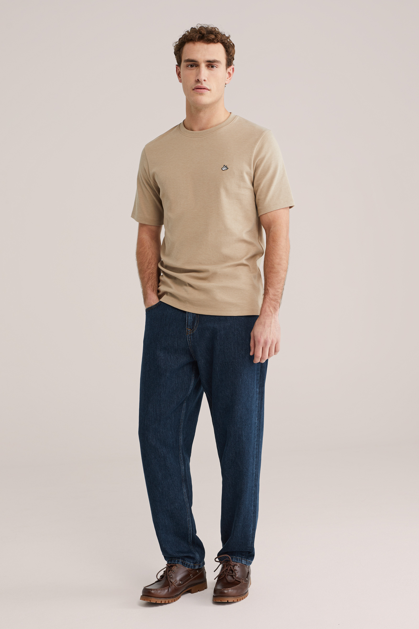 Heren Regular fit T-shirt met embroidery