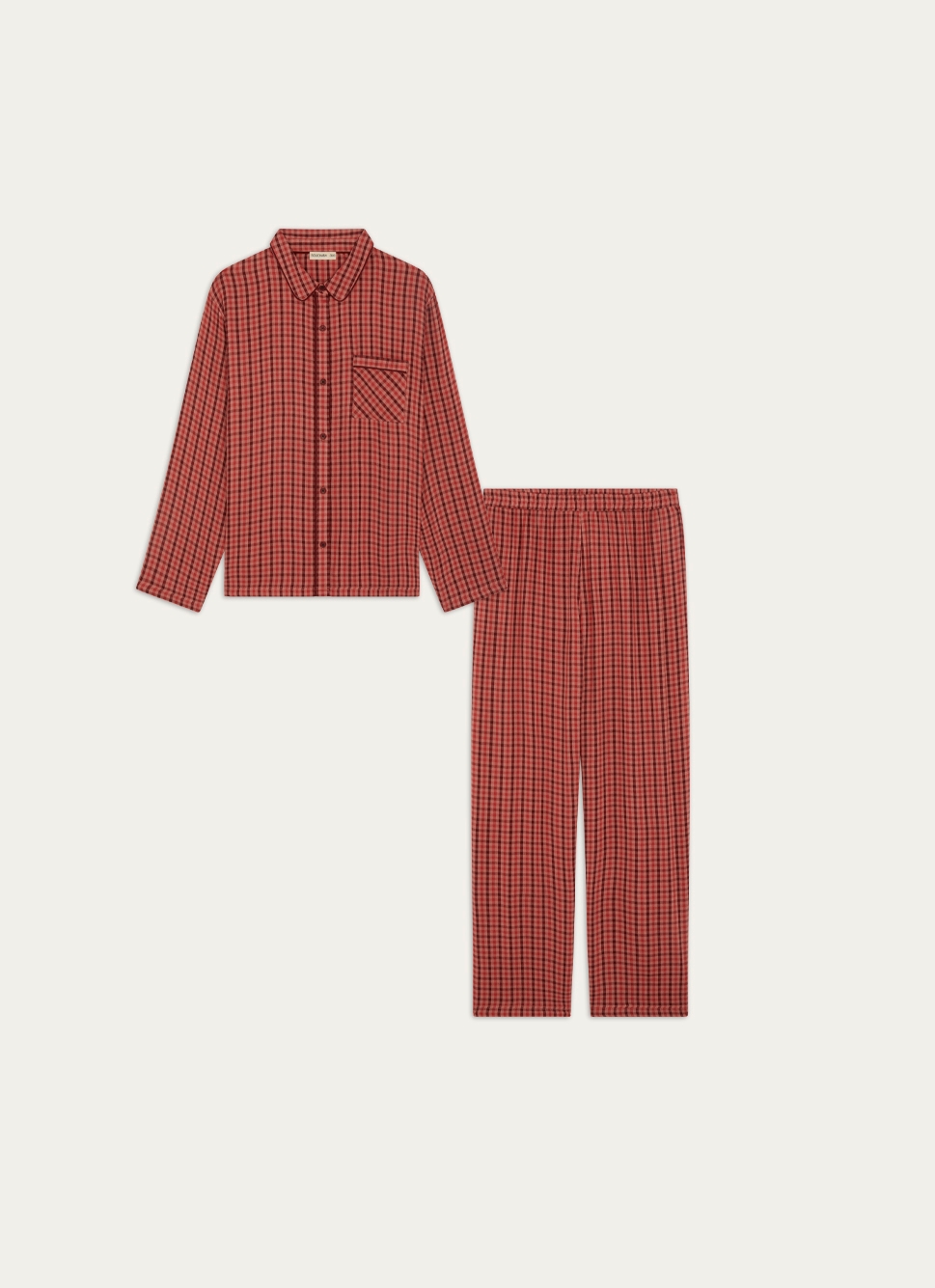 ENSEMBLE DE PYJAMA à MOTIF ROSE FONCE