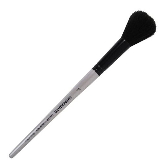 Daler-Rowney Black Goat Round Mop Graduate Brush 1 Inch White