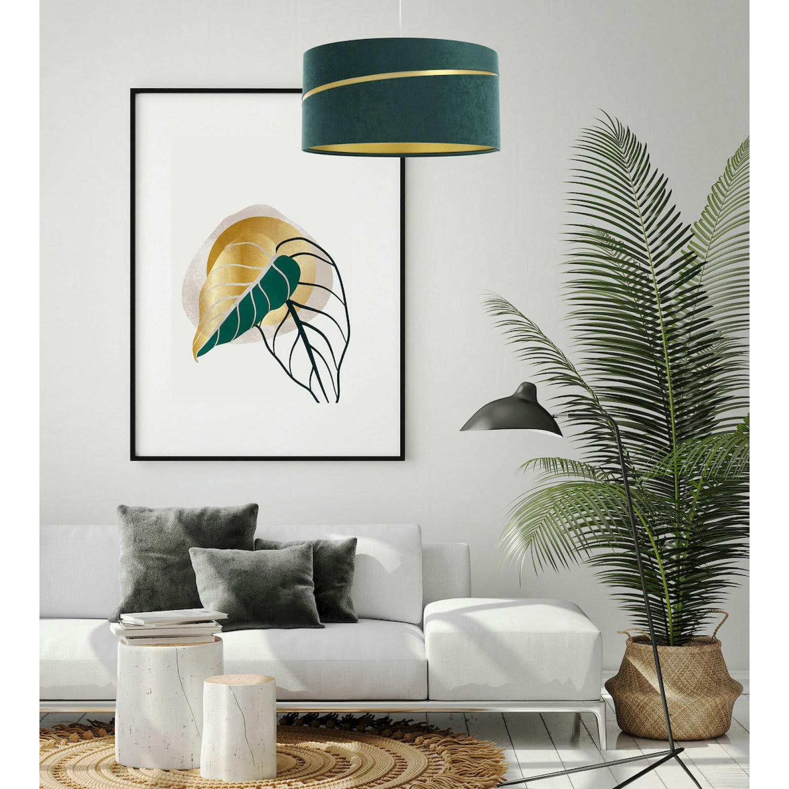 SWING - Suspension Tissu Vert