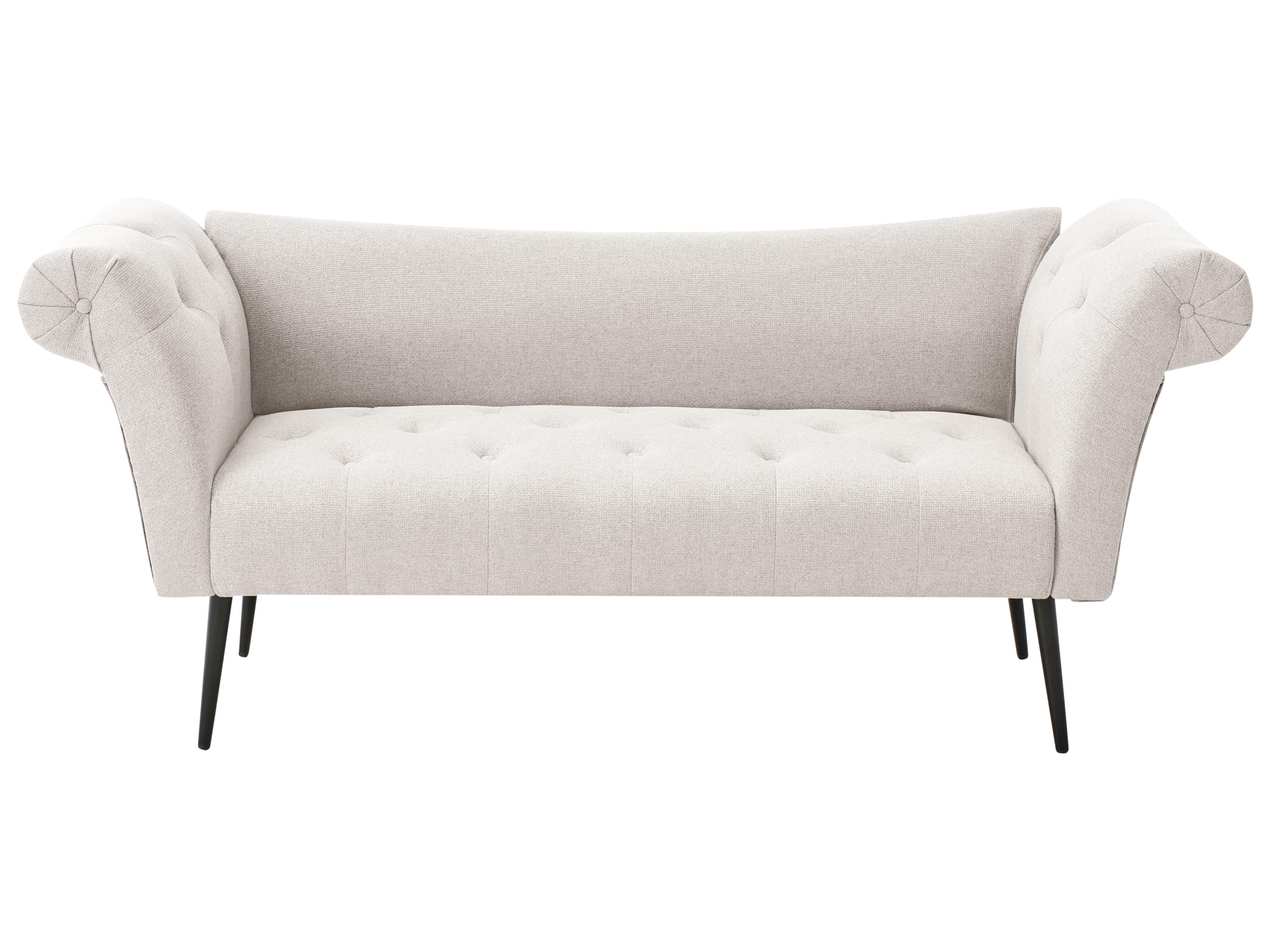 Chaise Longue NANTILLY Fabric Light Beige