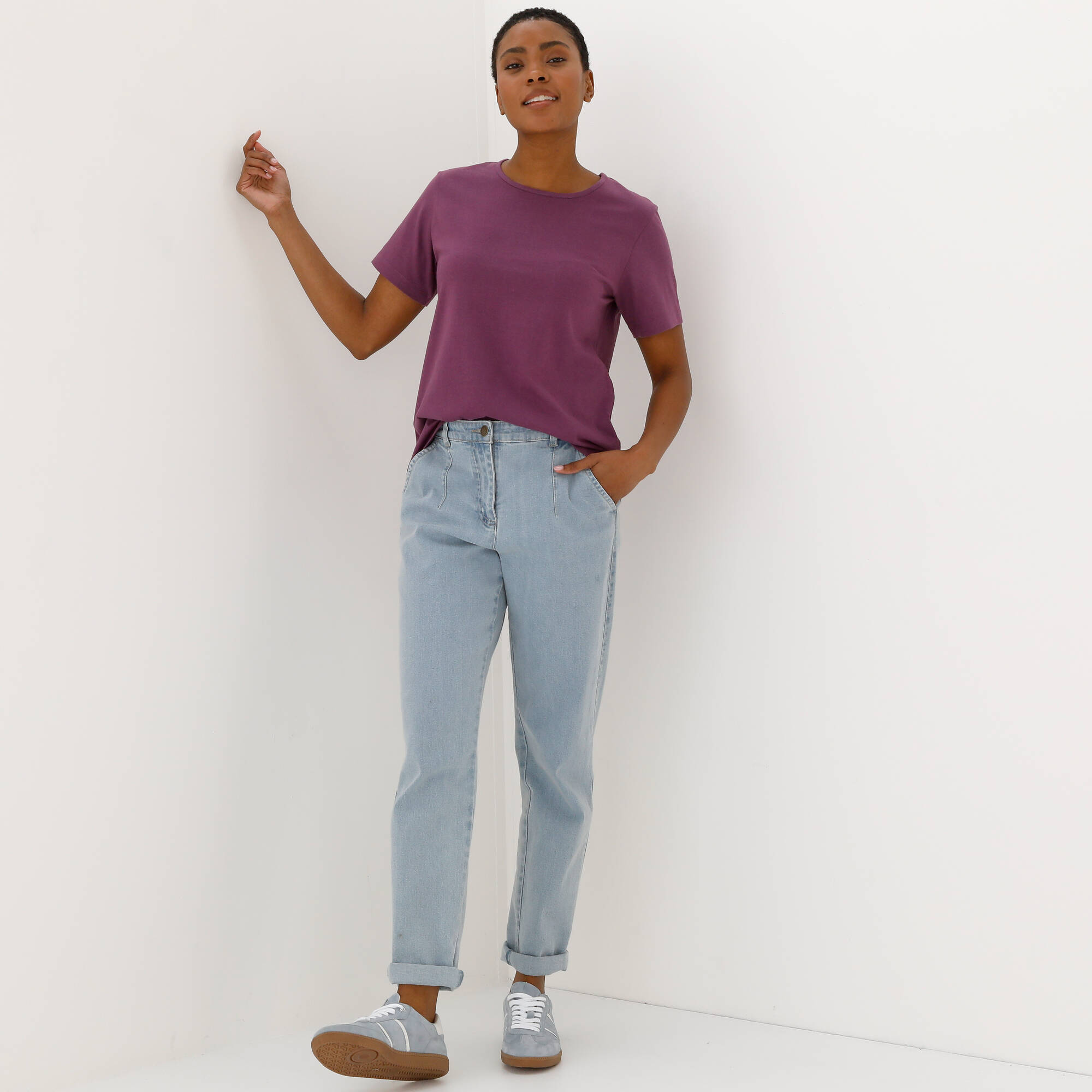 T-shirt manches courtes uni