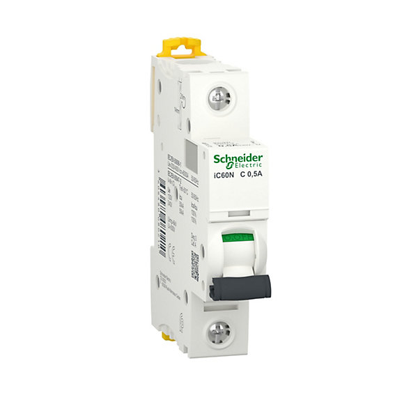 Disjoncteur 0,5 A - Acti9 - iC60N - 1P - Courbe C