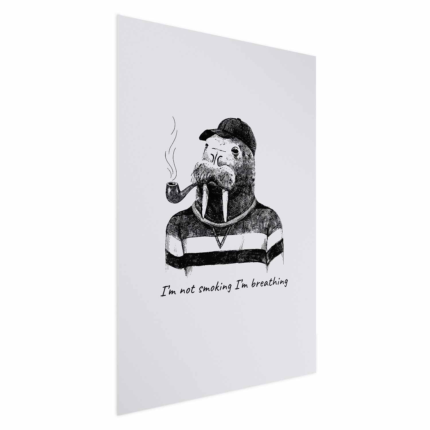 Plakat Smoking 21x30 cm