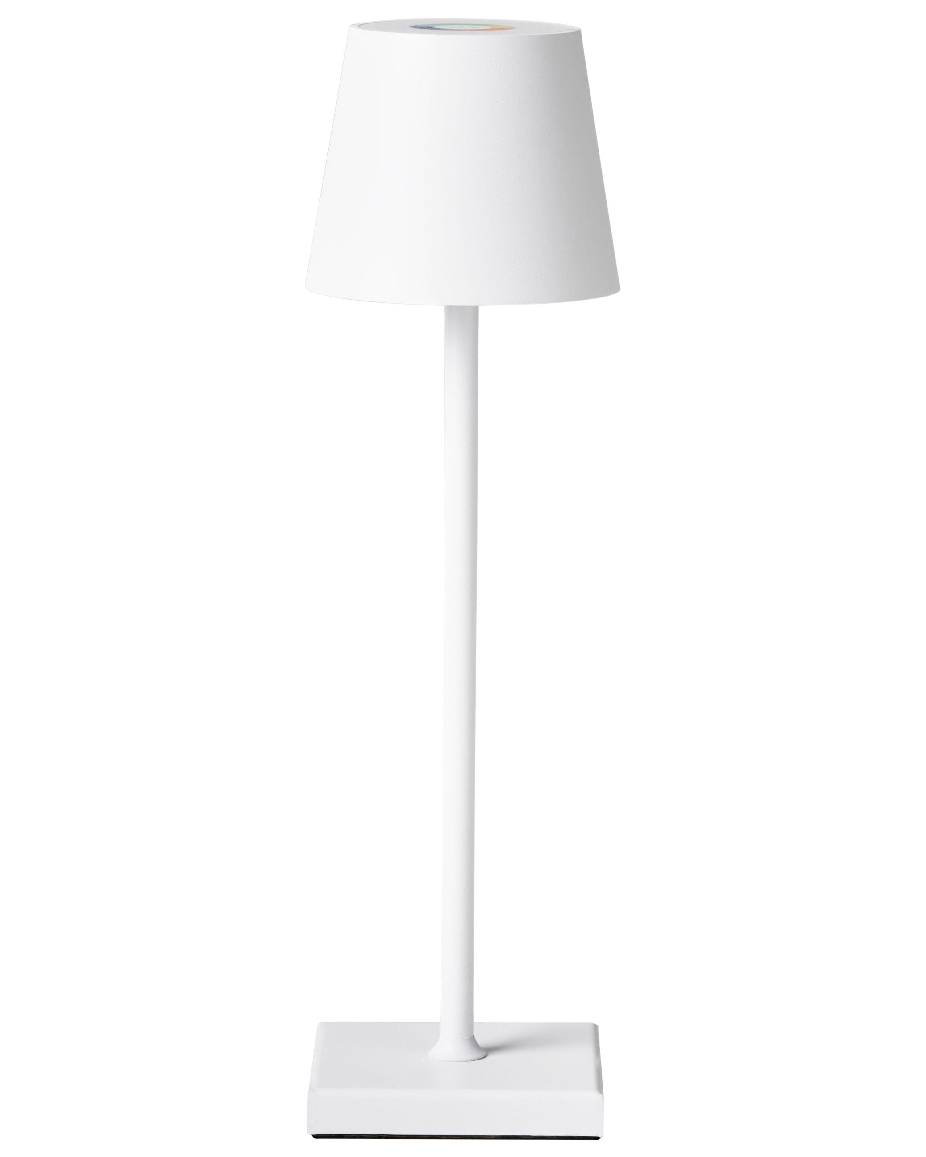 Wireless LED Table Lamp VALIRA with Dimmer Metal White