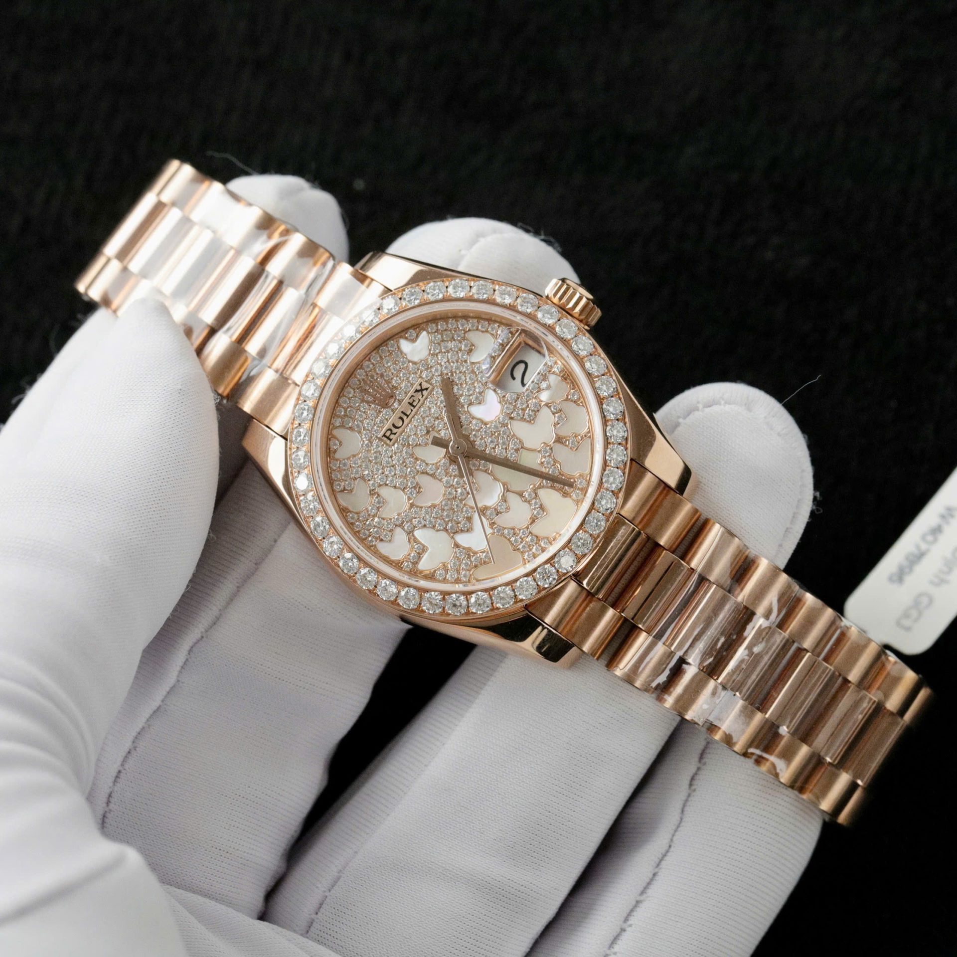 Rolex Datejust 278285rbr-0010 RG Plated Diamond Dial 31mm Super Clone