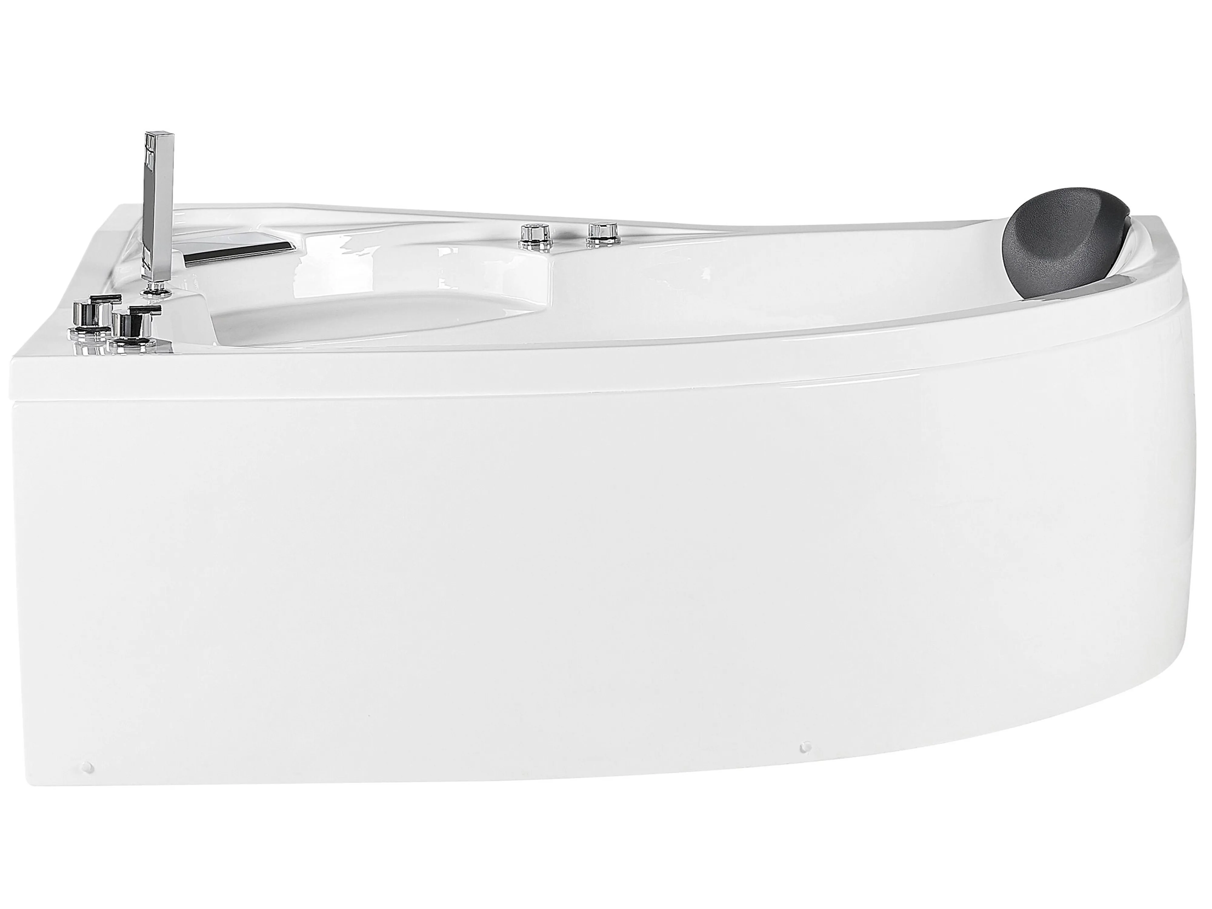 Corner Hot Tub with LED NEIVA Left Hand 1500 x 1000 mm White